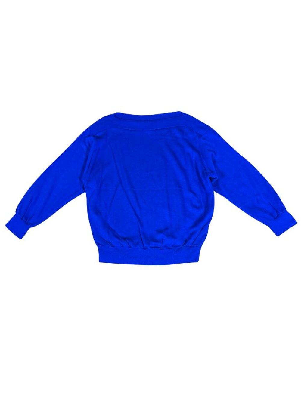 Vintage 1990s La Playa Blue Acrylic Sweater Made in USA Women’s